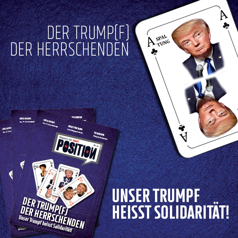 Dieser Artikel ist aus der aktuellen POSITION, dem Magazin der SDAJ. Du kannst es für 10€ jährlich abonnieren unter position@sdaj.org