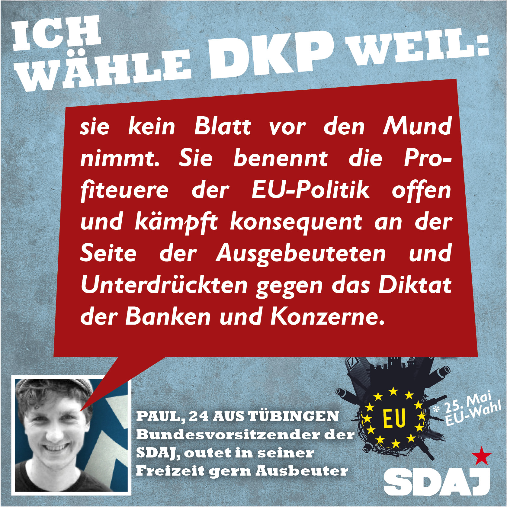 Einige gute Gründe, DKP zu wählen