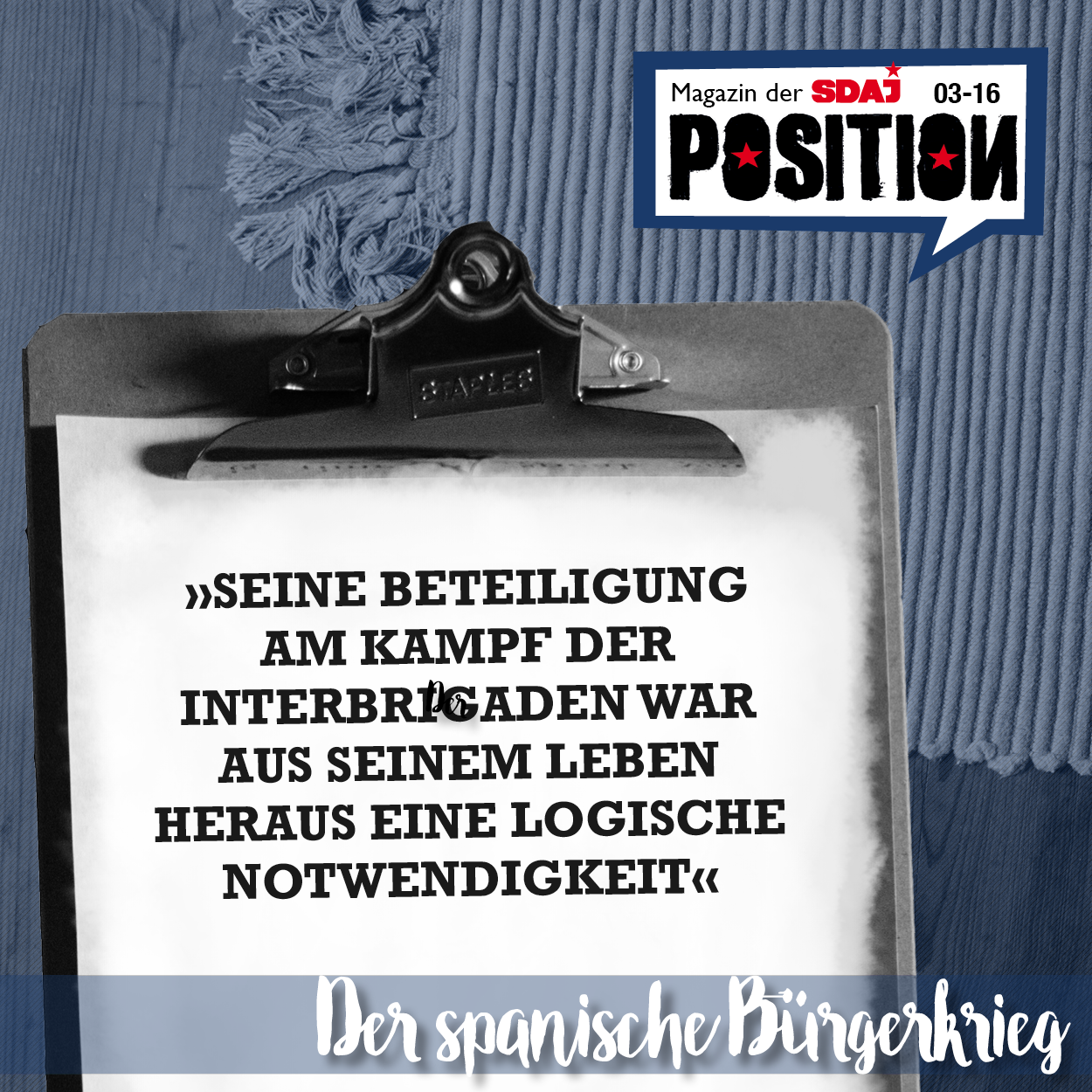 Interbrigadist im Bataillon Tschapajew