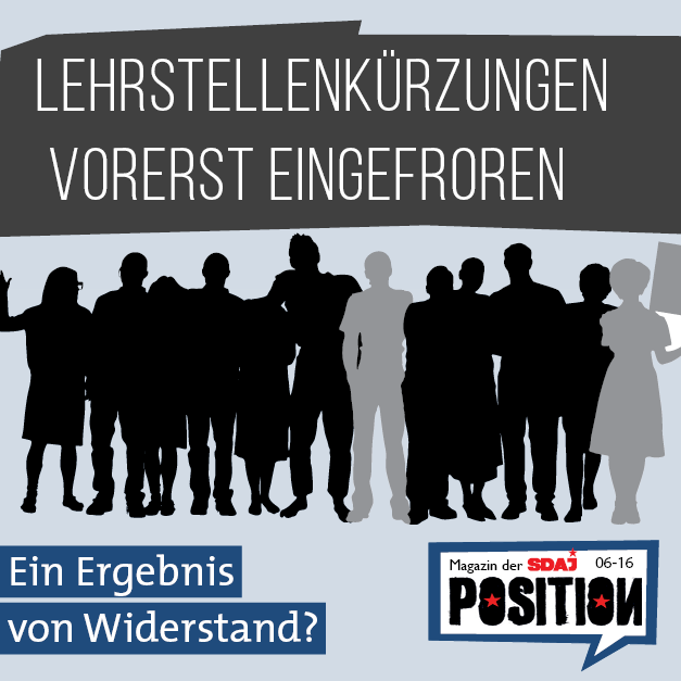 Lehrerstellenkürzungen vorerst eingefroren