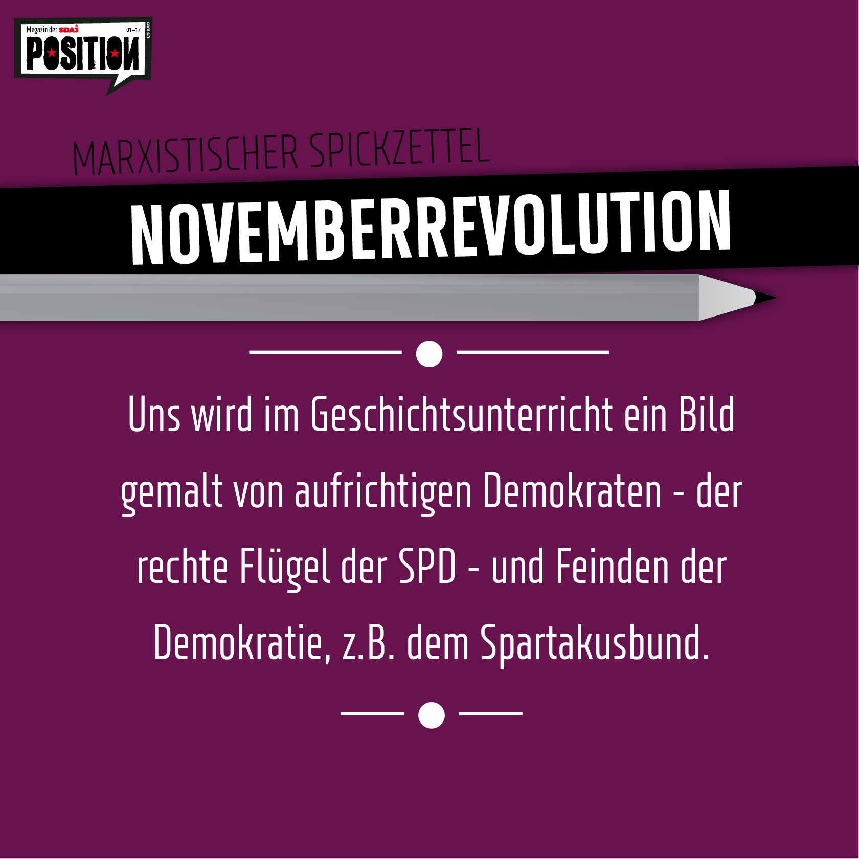 Marxistischer Spickzettel: Novemberrevolution