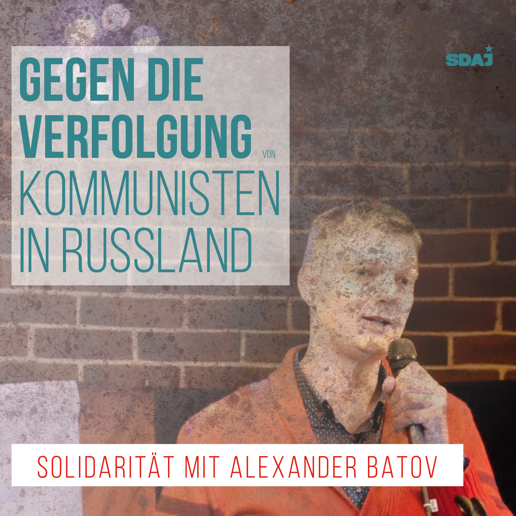 Gegen die Verfolgung von Kommunisten in Russland