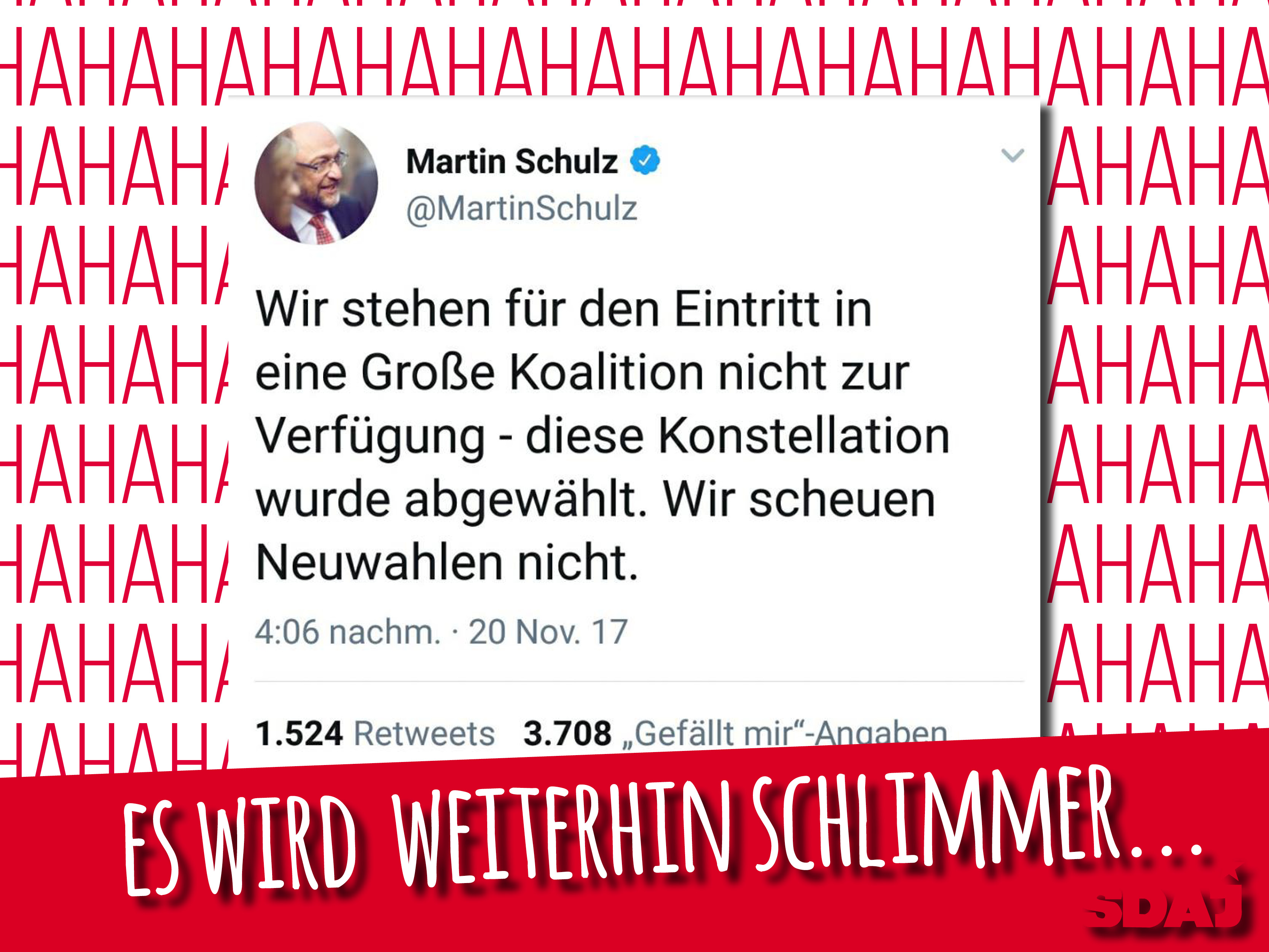 Es wird weiterhin schlimmer…