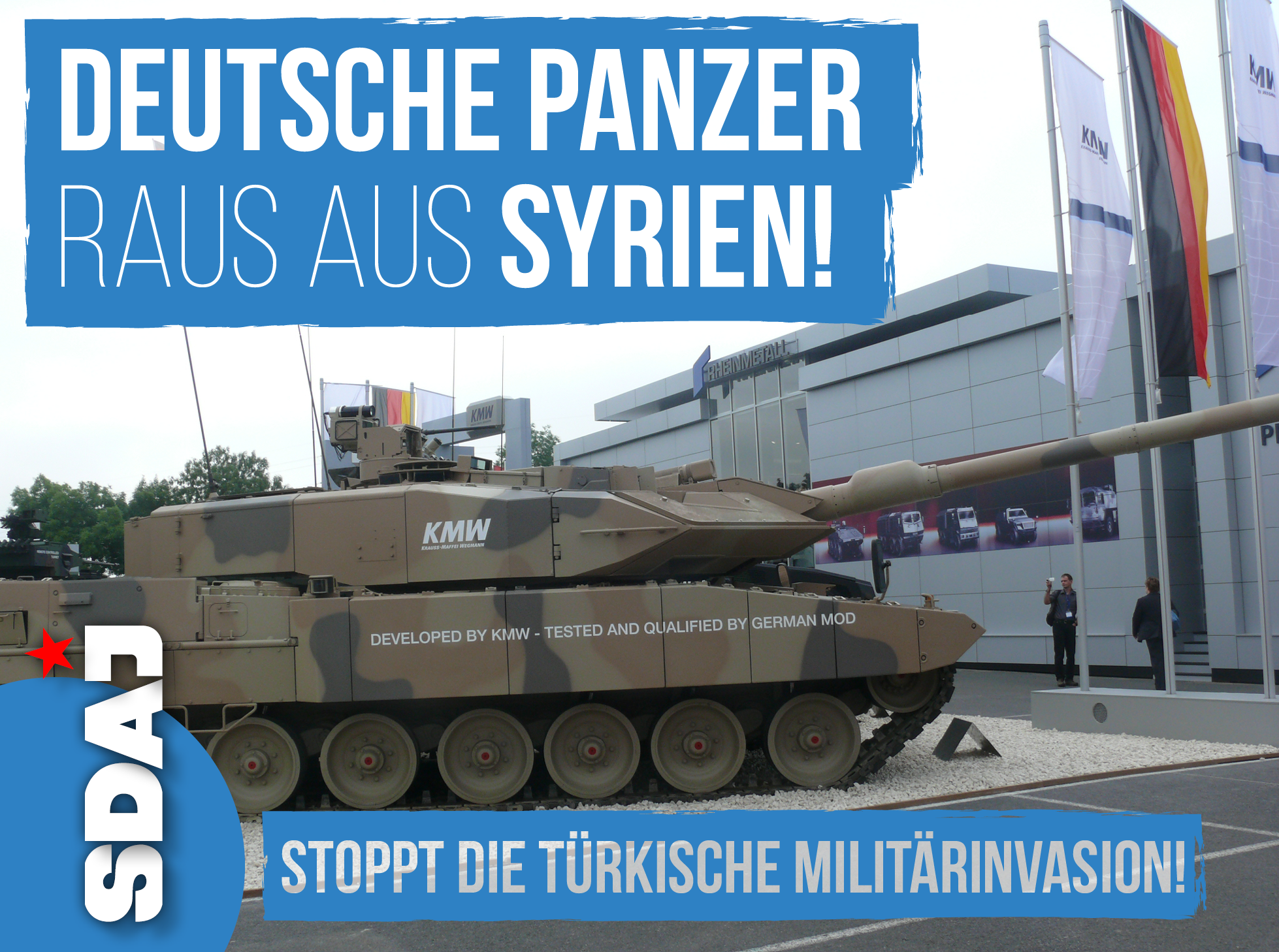 Frieden für Syrien! Türkische Militärinvasion stoppen!