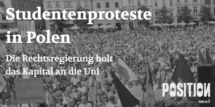 Studentenproteste in Polen (POSITION  #3/18)…