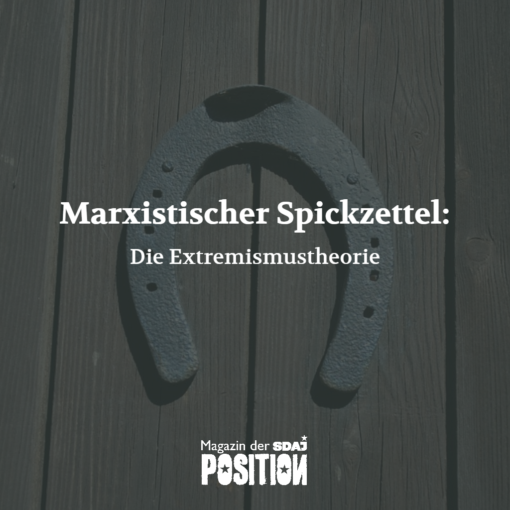 Die Extremismustheorie (POSITION #5/18)…