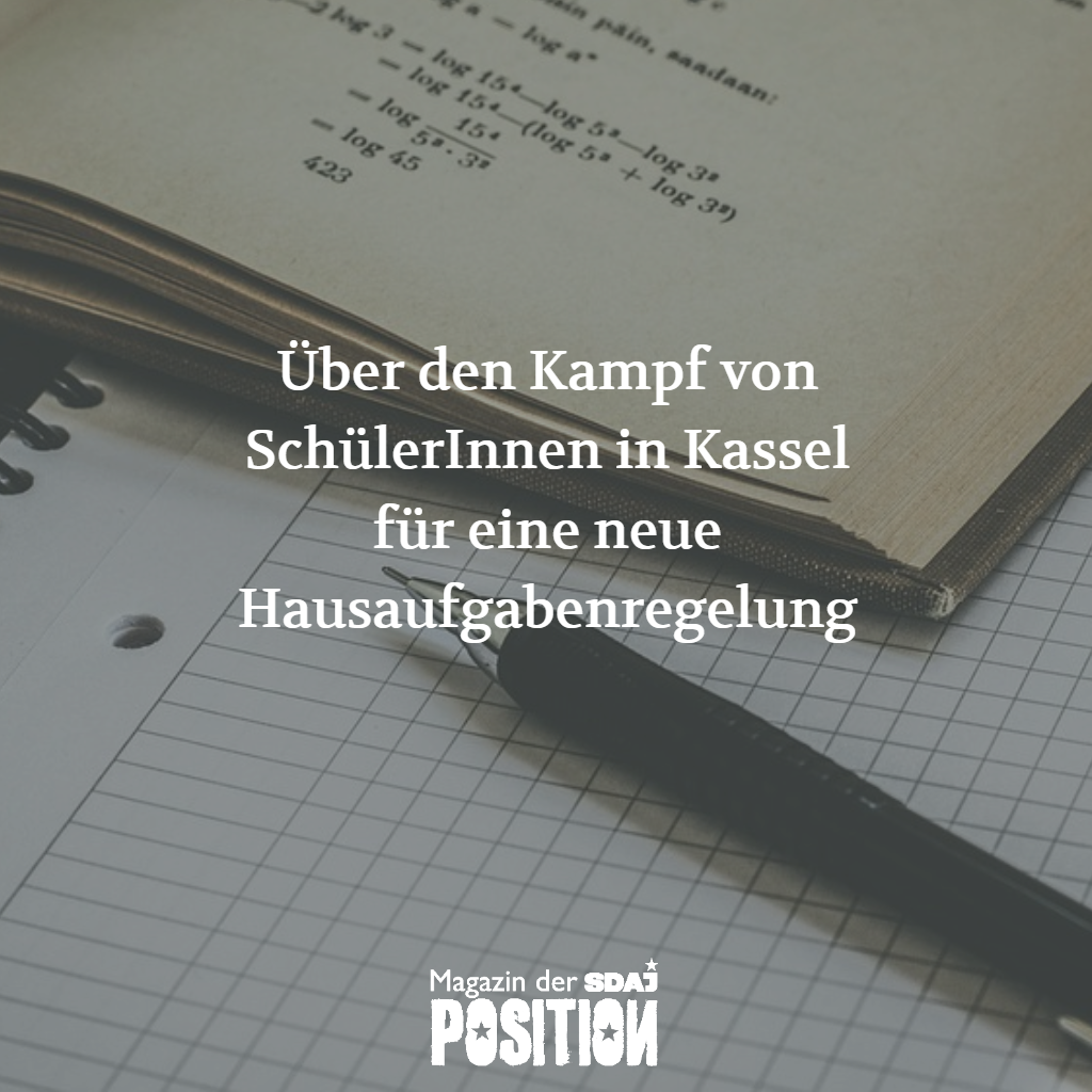 35-Stunden-Woche auch für SchülerInnen! (POSITION #02/19)…