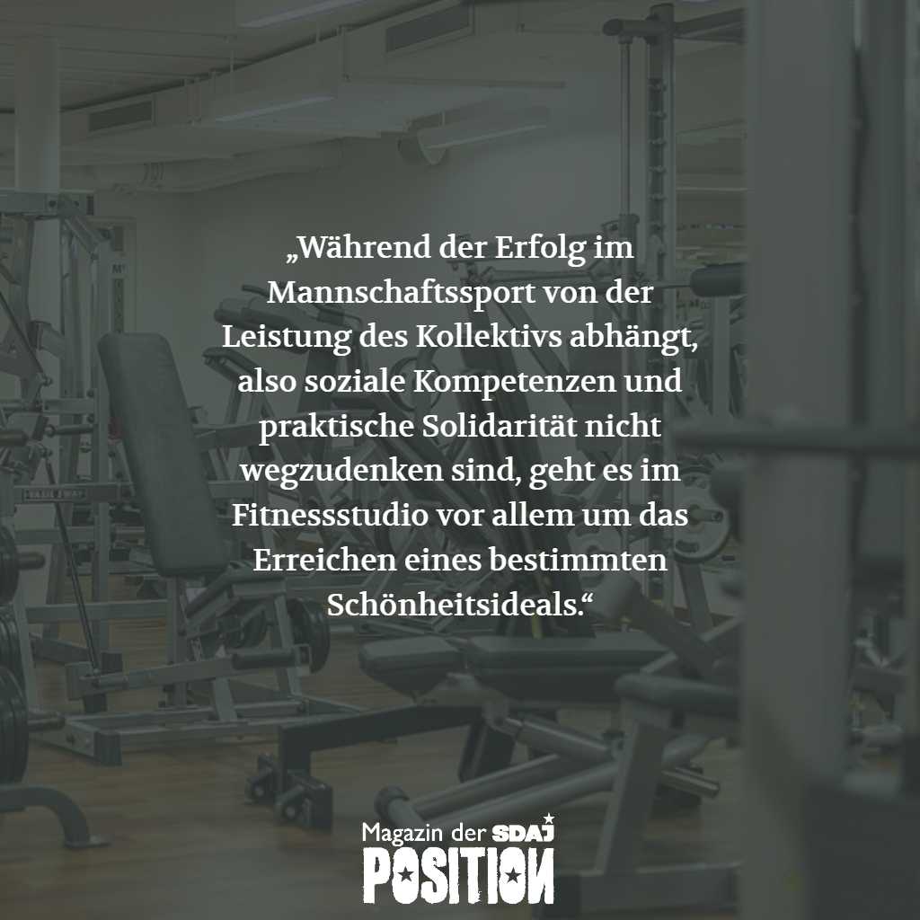 Fitnessstudio statt Bolzplatz (POSITION #02/19)…