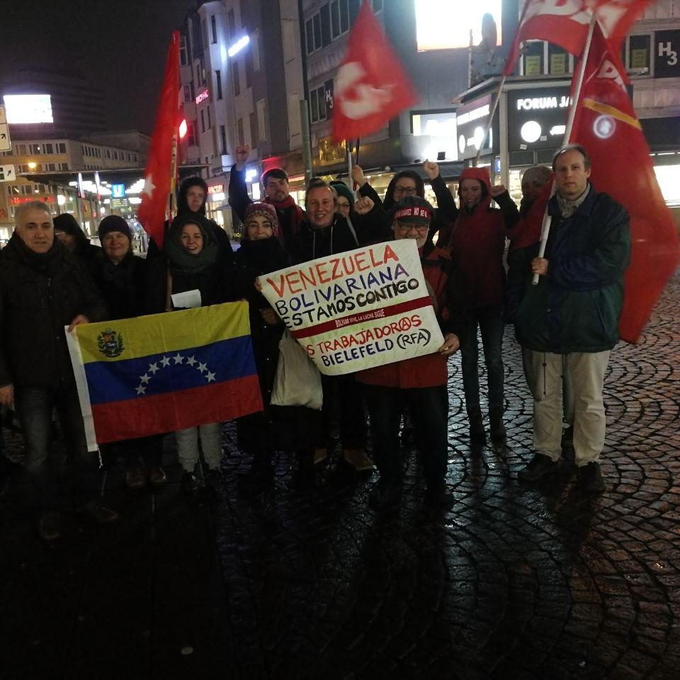 Solidarität mit Venezuela in Bielefeld