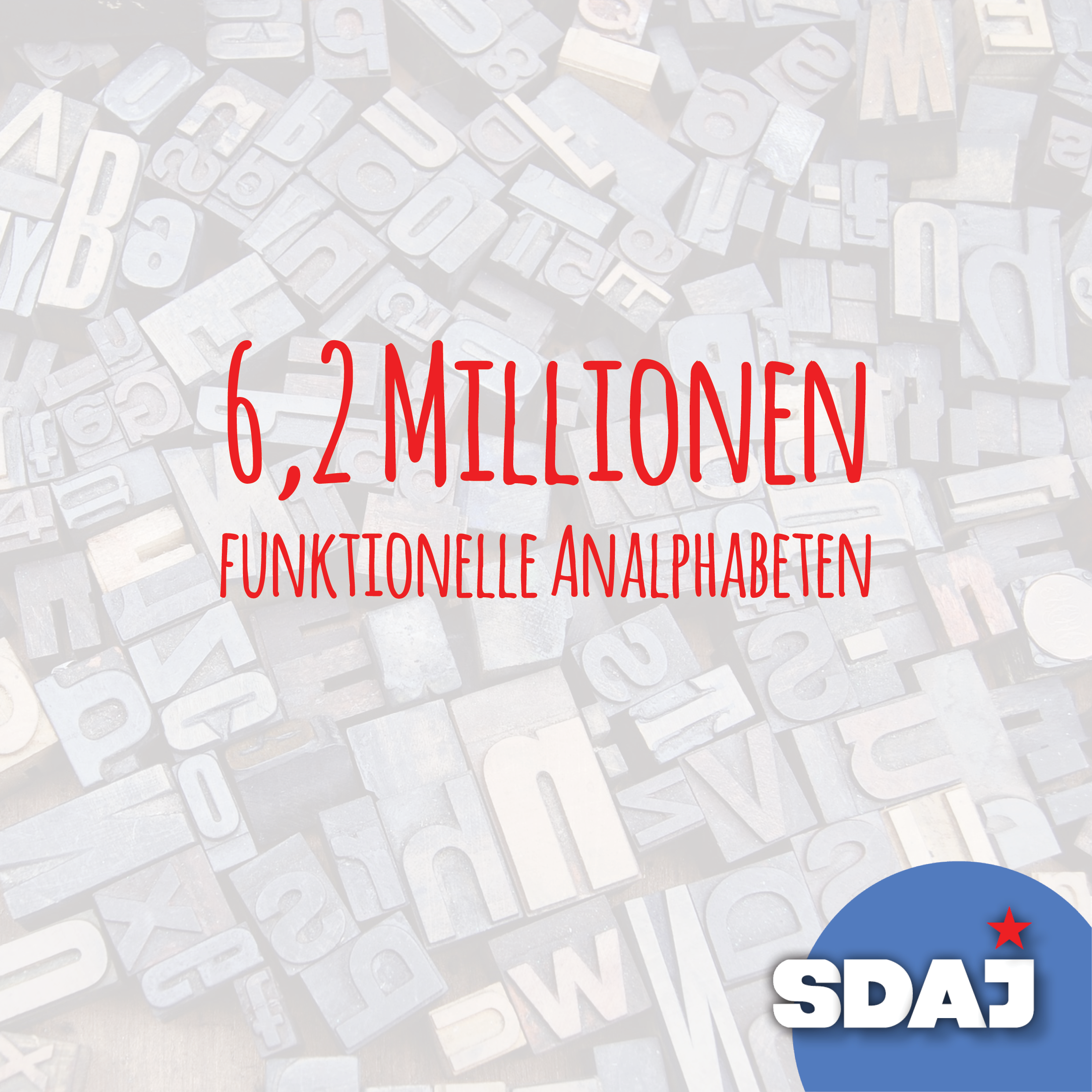 6,2 Millionen funktionelle Analphabeten in Deutschland