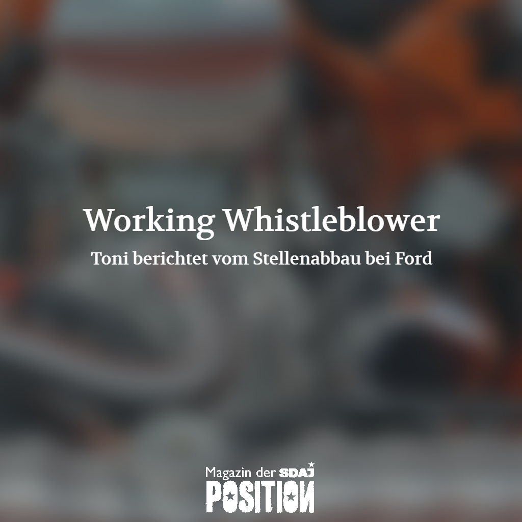 Working Whistleblower (POSITION #04/19)