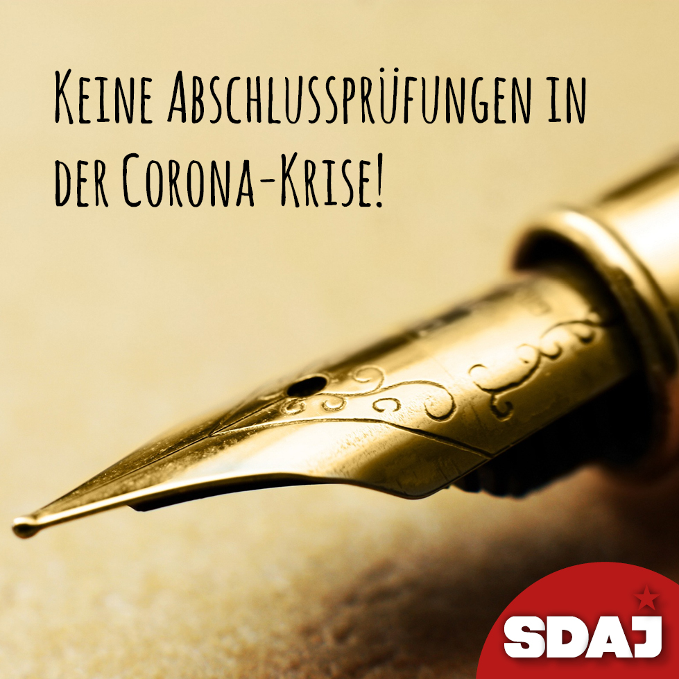 Abschlussprüfungen trotz Corona-Krise? Wir sagen: Nein!