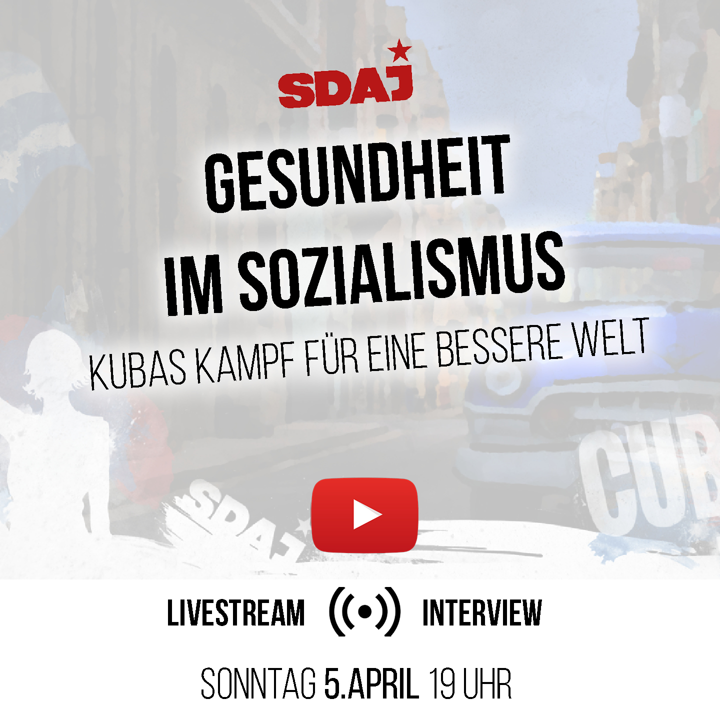 Livestream: Gesundheit im Sozialismus / Interview / Q&A