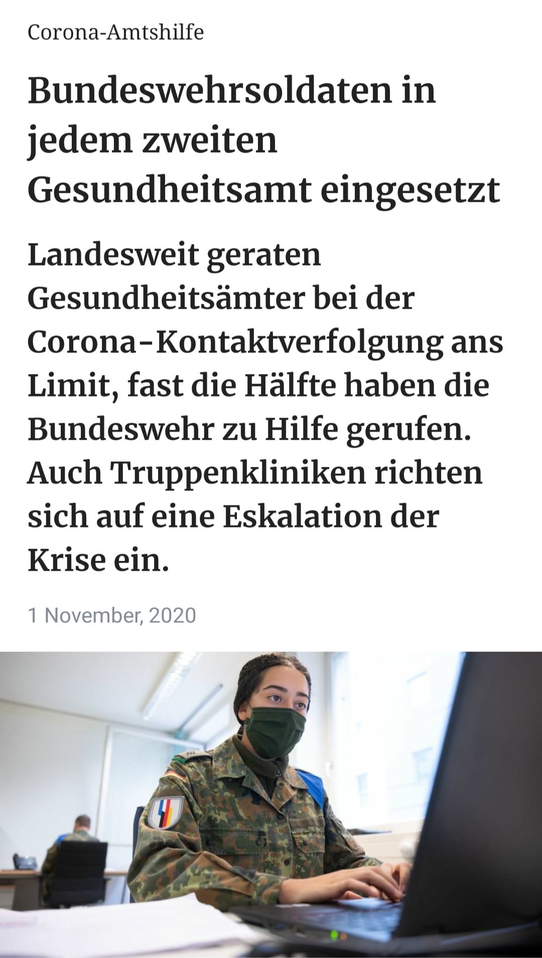 Überlastete Gesundheitsämter: