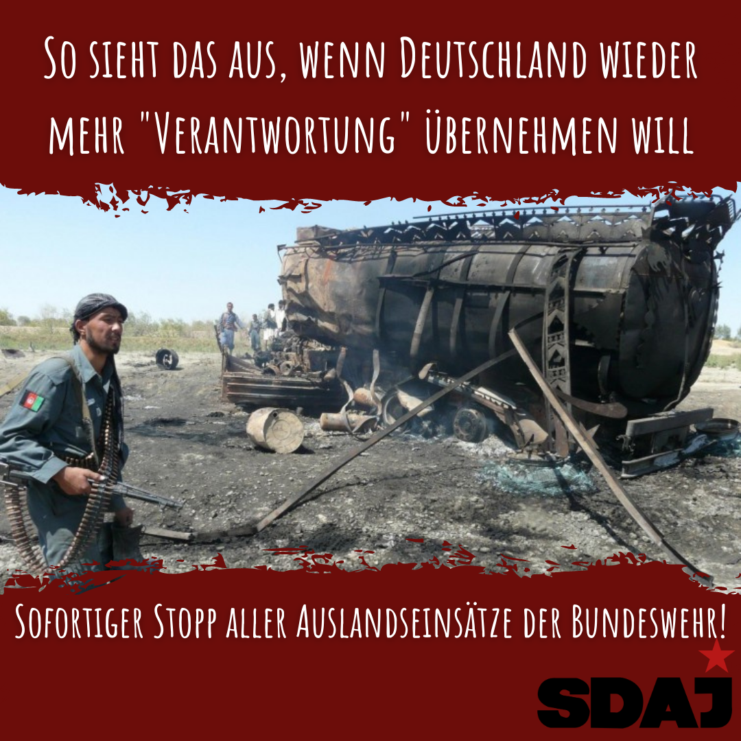 Sofortiger Stopp aller Auslandseinsätze der Bundeswehr!