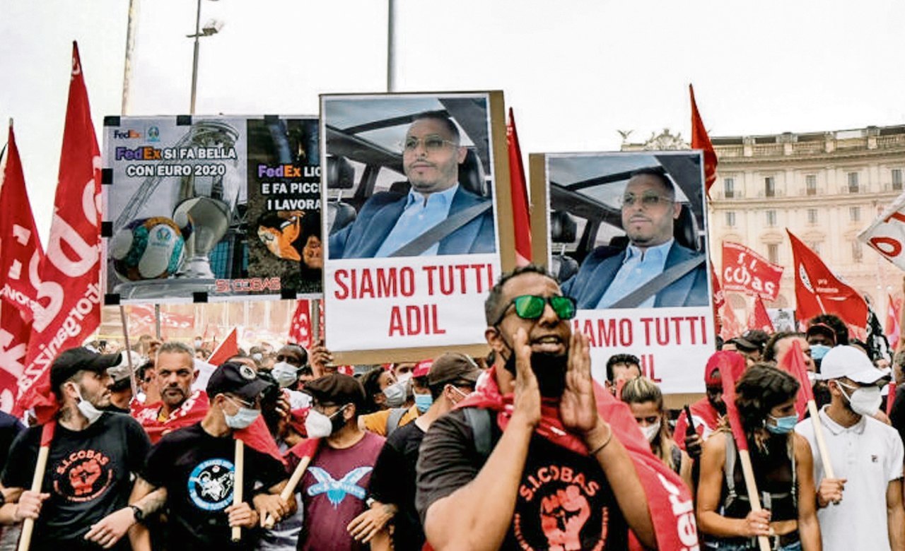 Solidarität mit den Streikenden in Italien – in Gedenken an Adil Belakhdim!