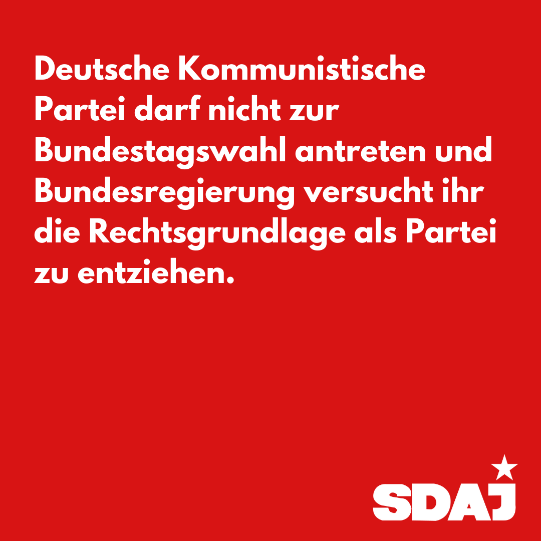 Gegen ein Verbot der DKP!