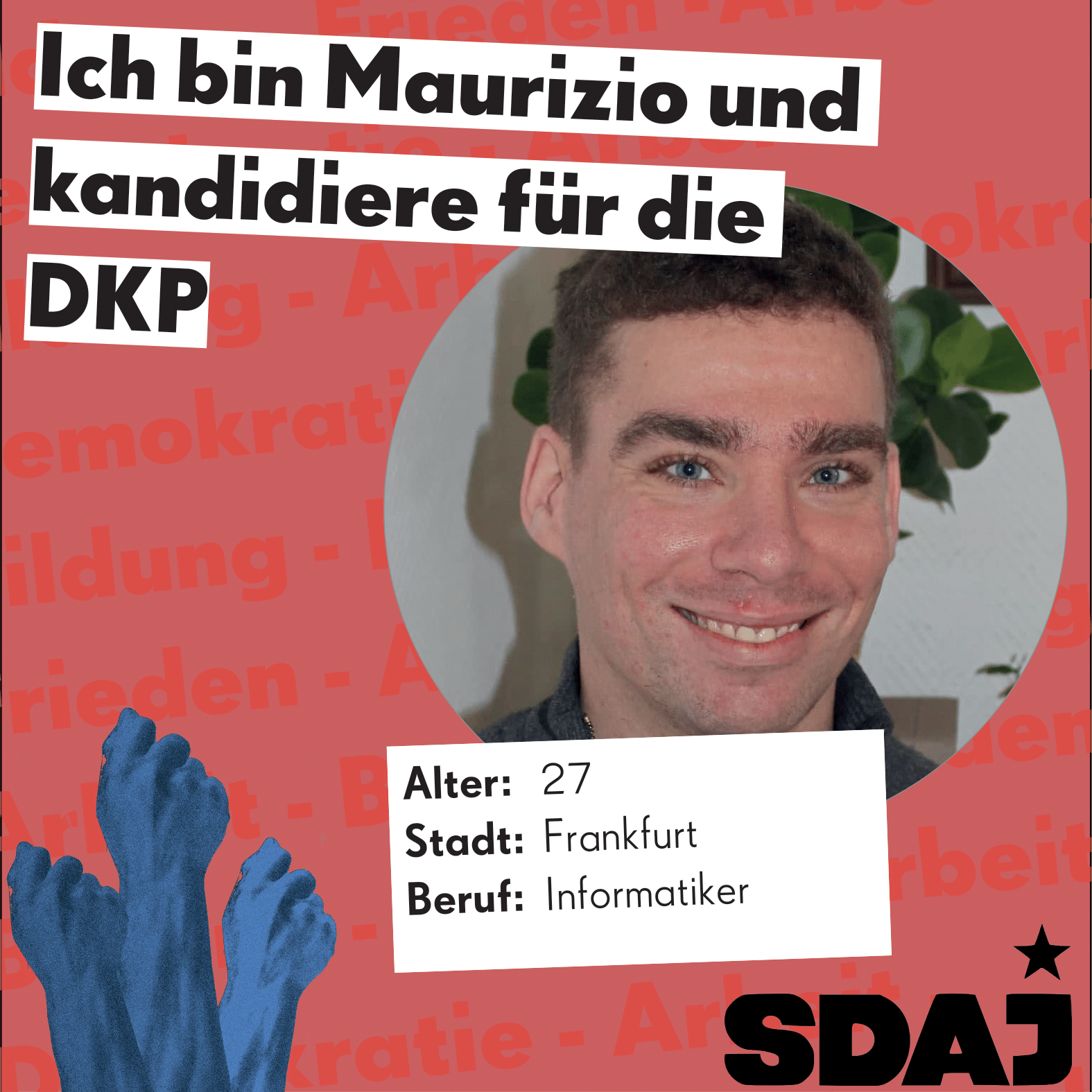 Jungkandidat*innenvorstellung zur Bundestagswahl: Maurizio