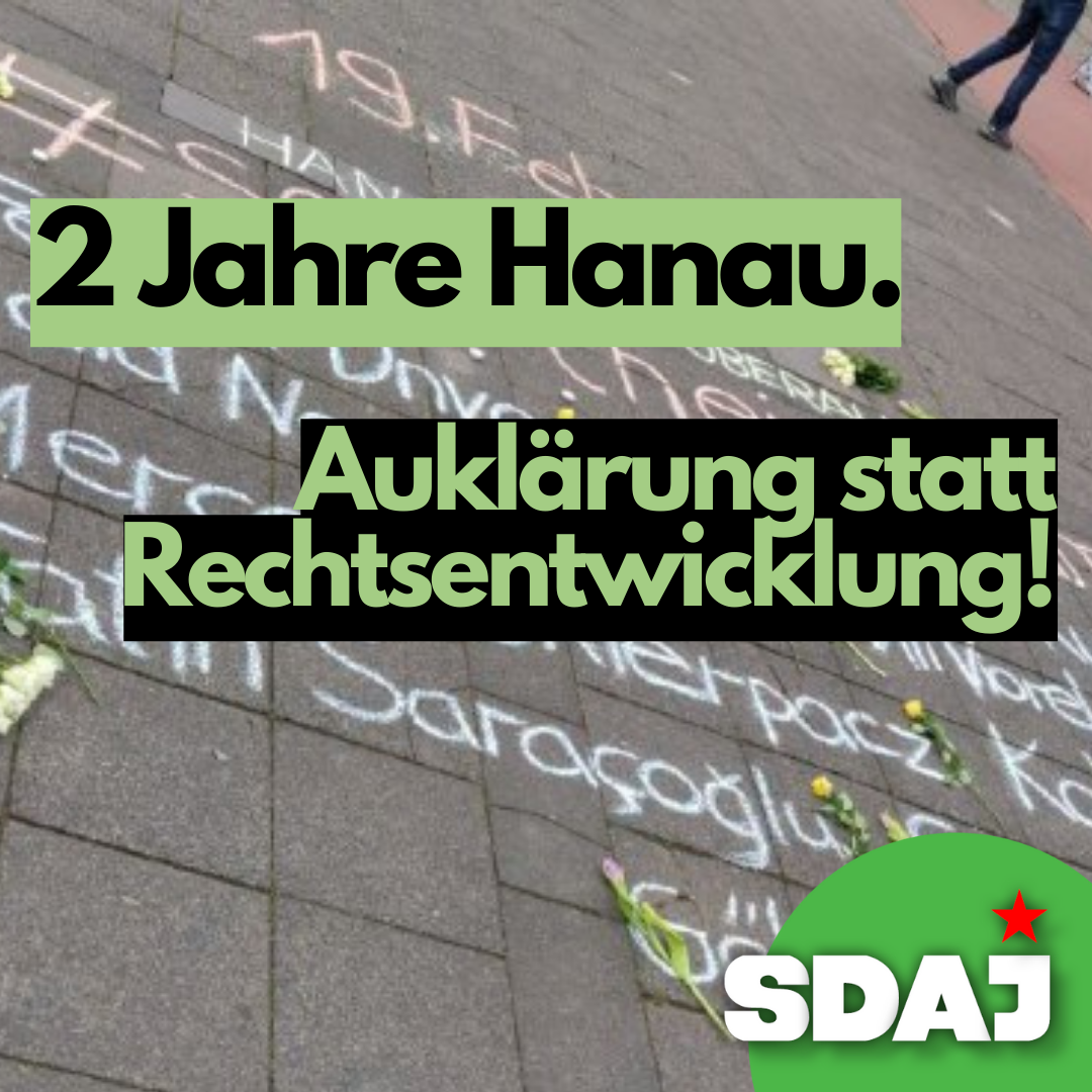 2 Jahre Hanau – Aufklärung statt Rechtsentwicklung!