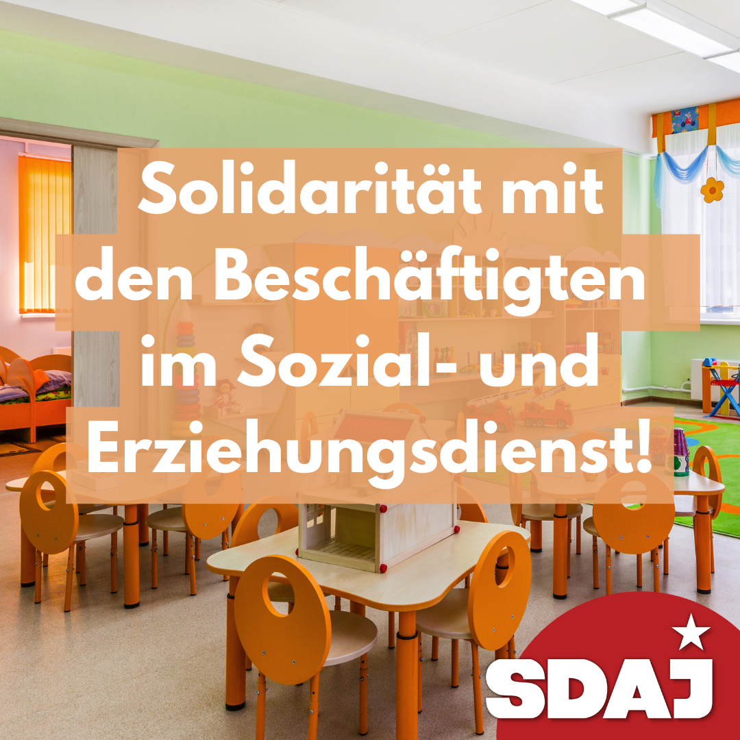 Solidarität mit den Beschäftigten  im Sozial- und Erziehungsdienst!