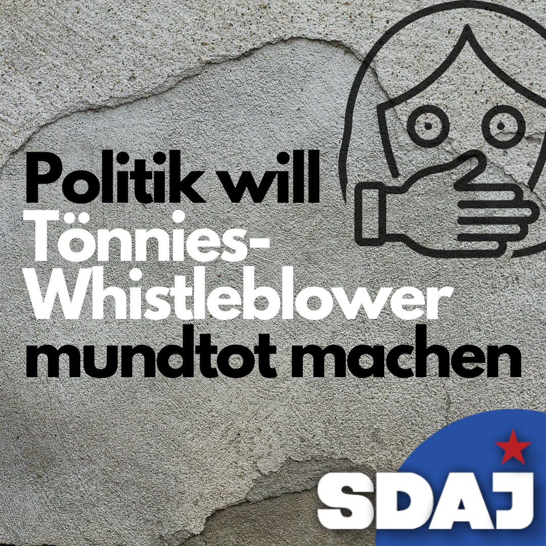 Politik will Tönnies-Whistleblower mundtot machen!