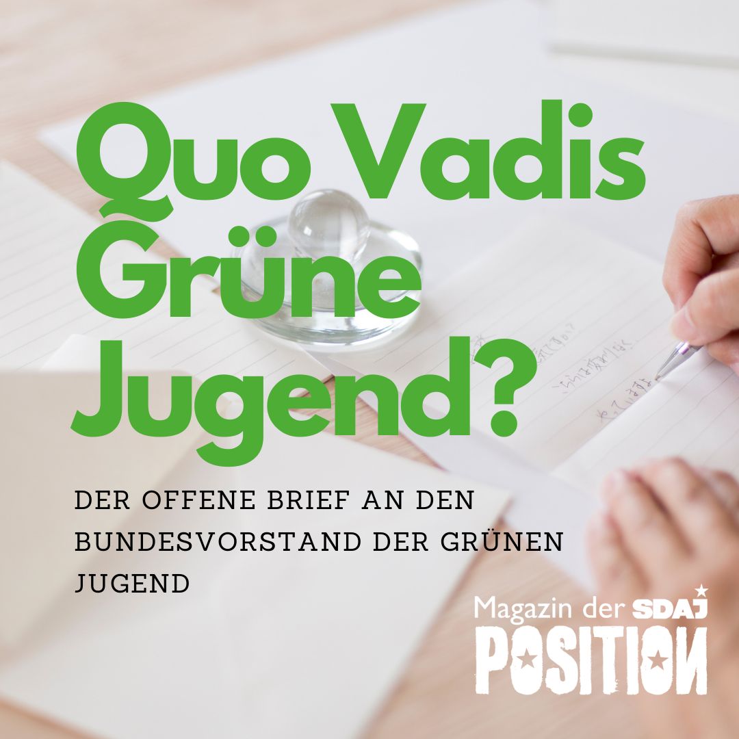 Quo Vadis Grüne Jugend? Der offene Brief an den Bundesvorstand der Grünen Jugend