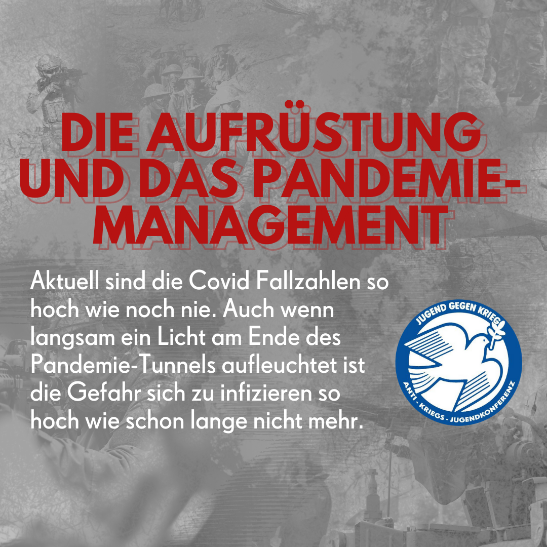 Die Aufrüstung und das Pandemiemanagement