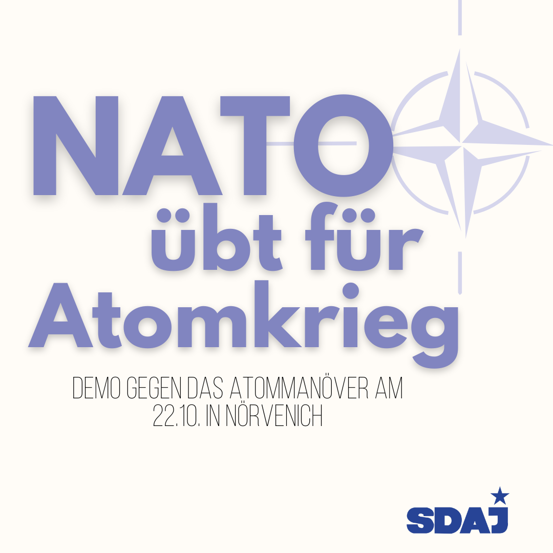 NATO übt für Atomkrieg – Demo gegen das Atommanöver am 22.10. in Nörvenich
