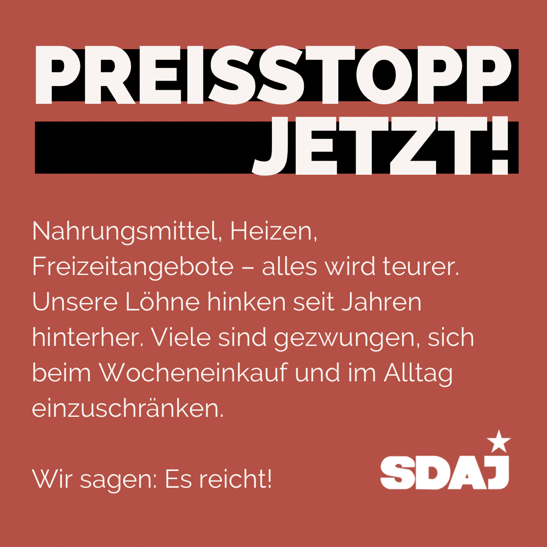 Kampagne: PREISSTOPP JETZT