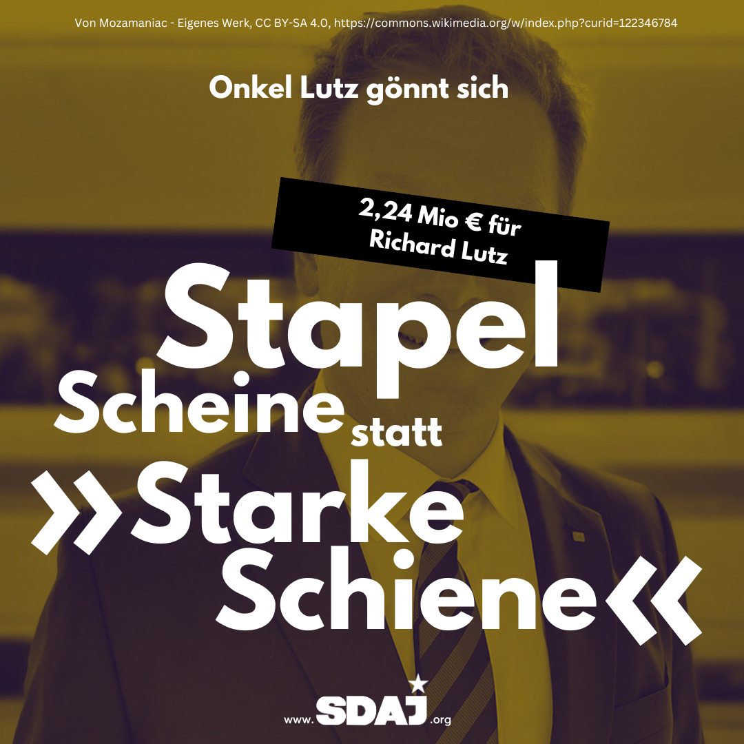 Stapel Scheine statt  »Starke Schiene« – Onkel Lutz gönnt sich