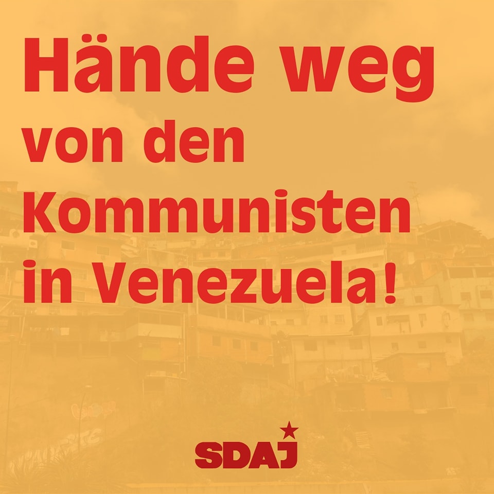 Hände weg von den Kommunisten in Venezuela!