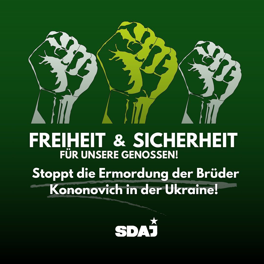 Freiheit und Sicherheit für unsere Genossen!