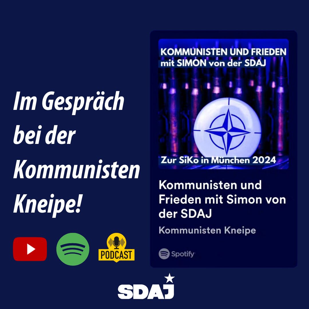 Im Gespräch bei der Kommunisten Kneipe!