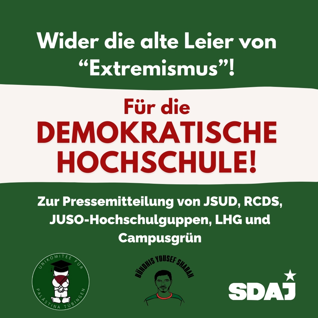 Wider der alten Leier vom „Extremismus“ – für die demokratische Hochschule!