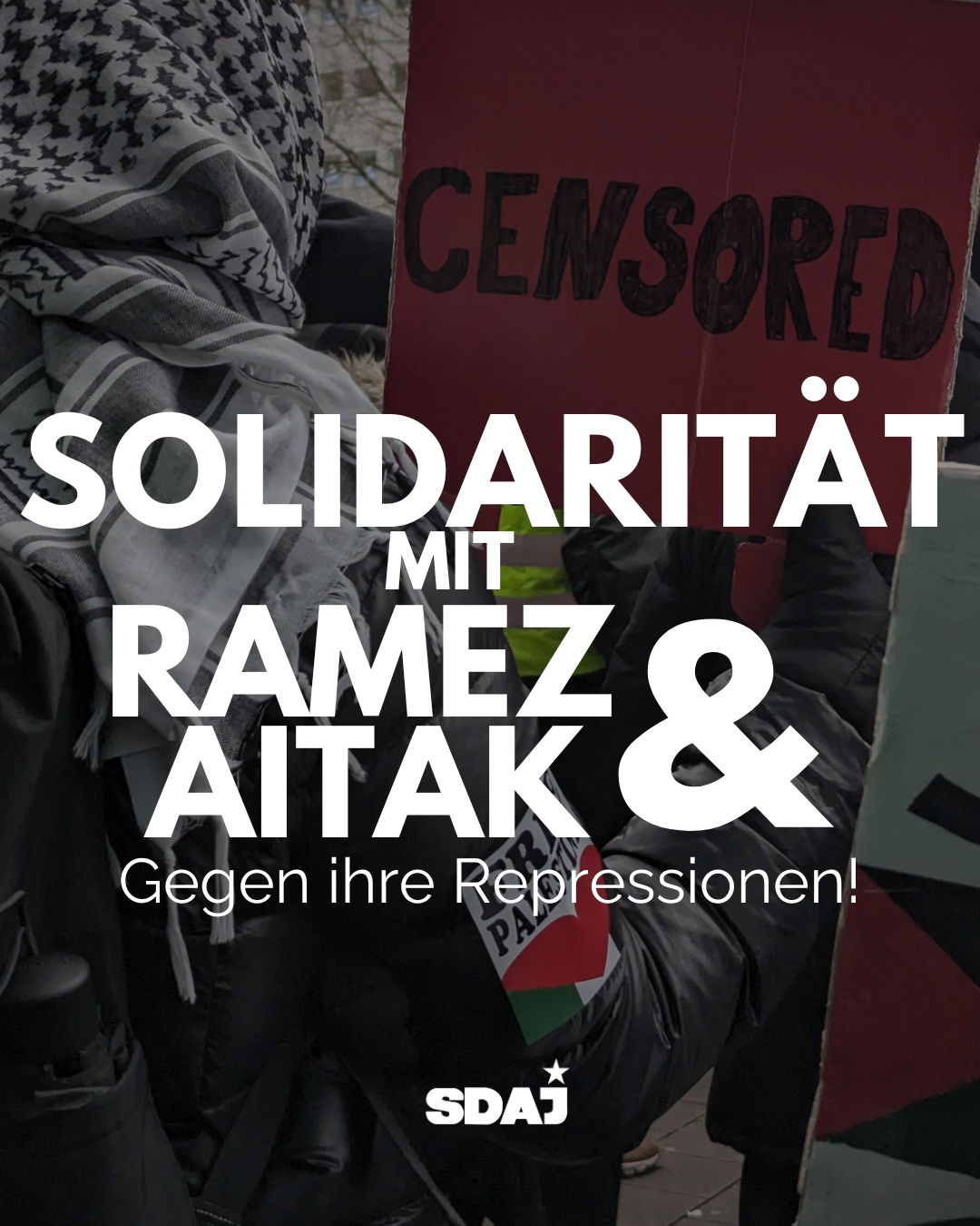 Solidarität mit Ramez & Aitak! Gegen ihre Repressionen!